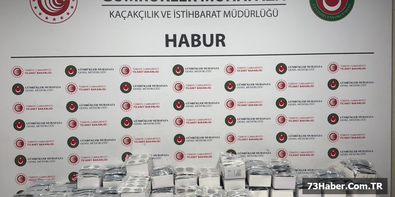 Şırnak'ta 6.8 Milyon TL'lik Kaçak Eşya Yakalandı